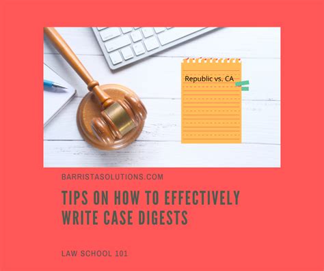 how to make case digest|CASE DIGEST: MORE TIPS .